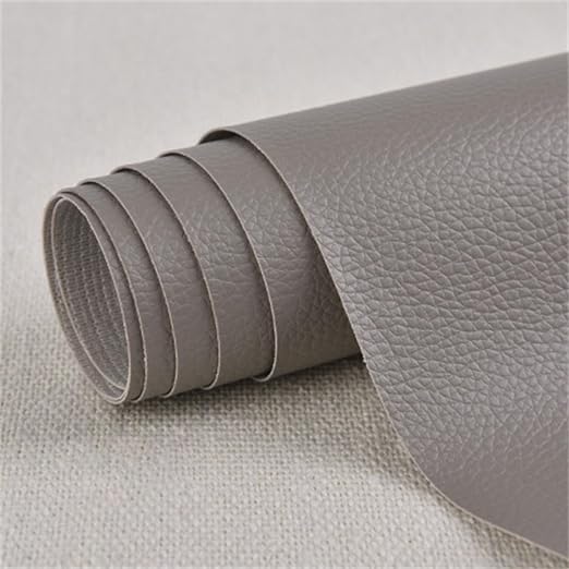 Large Leather Repair Patch for Couches 10 x 20 cm Leather Repair Tape Self,Repair Patch Self Adhesive Waterproof for Couches, Furniture, Kitchen Cabinets, Car Seats Gray 4