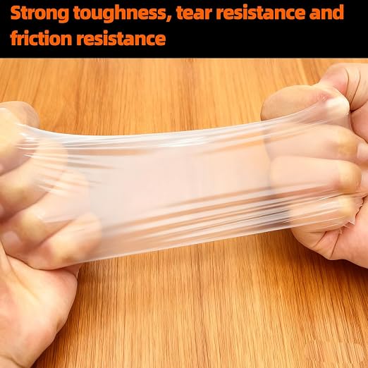 4 in x 7 ft Roll Swimming Pool Repair Kit, Clear TPU Waterproof Patch Tape for Inflatable Ring, Bounce House, Tent, Canvas, Canopy, Pool Floats