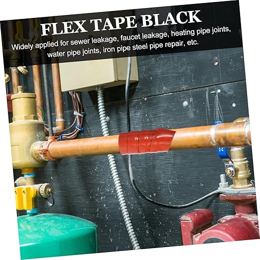 Uonlytech Flexible Rubberized Repair Tape for Leaks Self Adhesive Silicone Rubber Seal Tape for Pipes Buckets Cracks for Home Plumbing