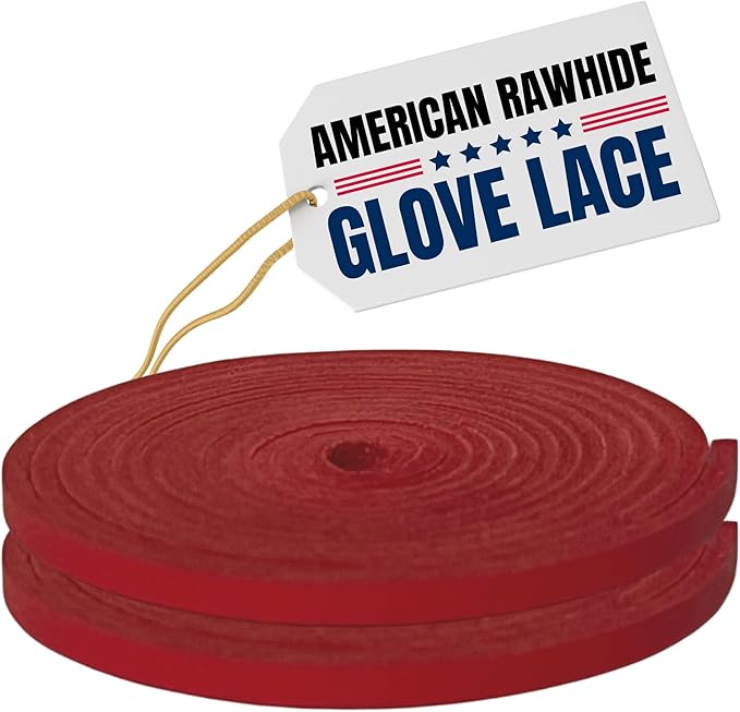 Covey Baseball Glove Lace Kit - 72-Inch Laces for Repair and Relacing | Premium American Rawhide Leather 3/16" Width - Universal Fit for Softball and All Mitt Brands
