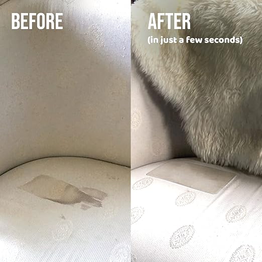 Instant MastaPlasta Suede Premium Repair Patch - Brown Suede - 4in x 2.4in (10cm x 6cm) - Self-Adhesive Suede Upholstery-Quality Patches for Sofas, Car Interiors, Bags, Shoes & More