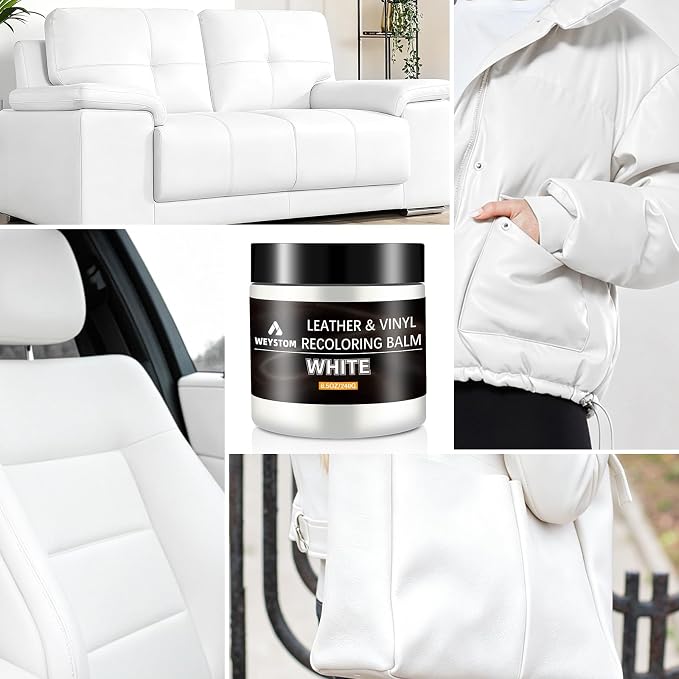 Leather Recoloring Balm, Color Restorer Conditioner, Leather Dye for Furniture, Couch Paint and Repair, Scratch Remover, Leather Color for Couches, Leather Repair Kits