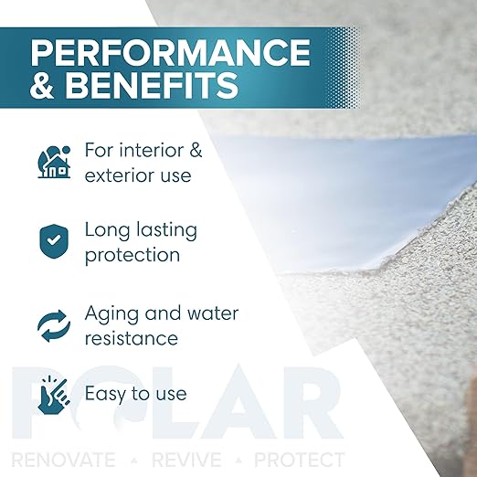 Polar TapeSeal Clear - 2" x 5 ft | Rubberised Waterproof Tape for Leaks & Cracks on Roofs, PVC Pipes, Downpipes, Plumbing & Gutters | All-Purpose Indoor & Outdoor Sealant Tape for Lasting Protection