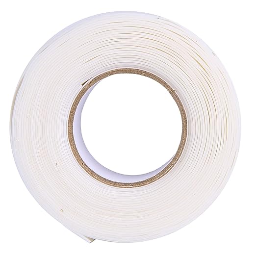 Tape Strong Adhesion PVC PPR Pipes Repairing Supplies White Red Quick Seal No Replacement Needed Flexible Durable for Home Plumbing Leak Fix (White)