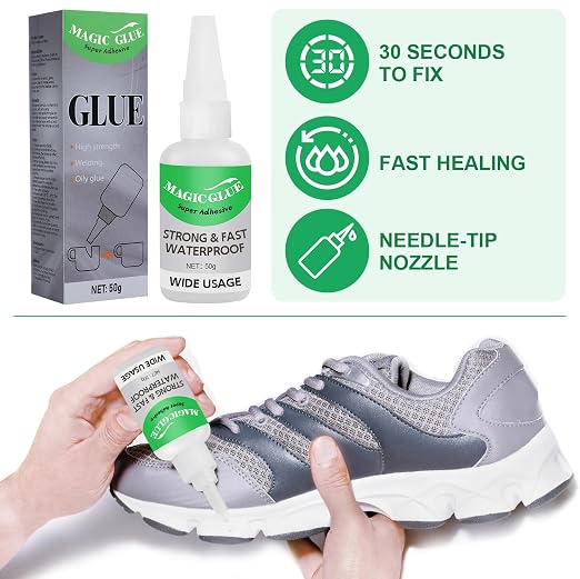 Welding High Strength Oily Glue,Multifunctional Glue,Universal Super Glue Gel, Instant Bonding, Strong Adhesion,for Metal, Wood, Ceramics,Leather, Glass(2 Pack)