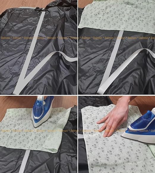 Seam Sealing Tape Iron on Patch Repair Gore Clothing Jackets Pants Waterproof Fabric Mending Clothes Textile Adhesive (Grey)