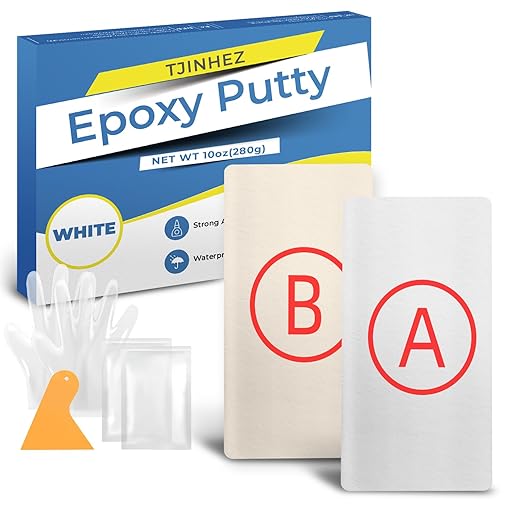 Epoxy Putty 10oz High Strength Filler Metal Wood Tile Ceramic | Strong bonding, fast cure, fits metal wood tile ceramic, moldable sculpt fill clay, waterproof putty stops leaks permanently