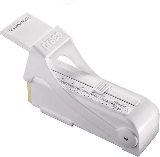 KitchenArt Buttermate Butter Cutter Slicer, Butter Measuring Dispenser and Keeper, White