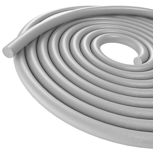 DGSL Backer Rod 5/8 Inch, Caulk Saver for Gaps and Joint Concrete Filling, EPDM Rubber Backer Rod Joint Filler for Driveway and Wall Cracks(16.4 Ft Length)