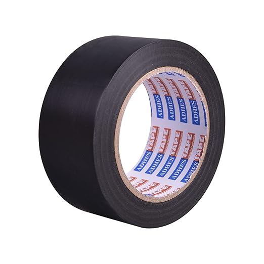 ADHES Corrosion Protection Pipe Tape, PVC Weatherproof Wrap Duct Tape for Drain Pipe, Metal & Electrical Piping, Outdoor, Underground Pipe, 3 Inch X 36 Yds, Black