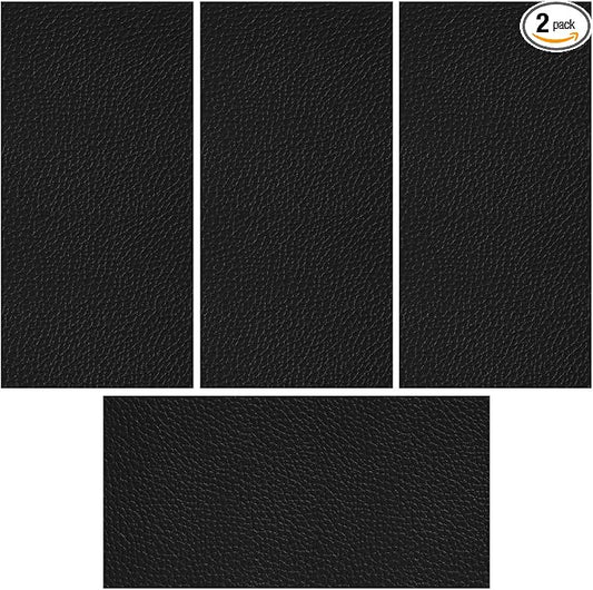 4PCS Car Leather Repair Patch Tape, 8×4 Inch Self-Adhesive Cuttable Leather Patch Tape Vinyl Repairs Kit for Car Upholstery Seat Furniture Couches Chairs Sofas (4PCS)