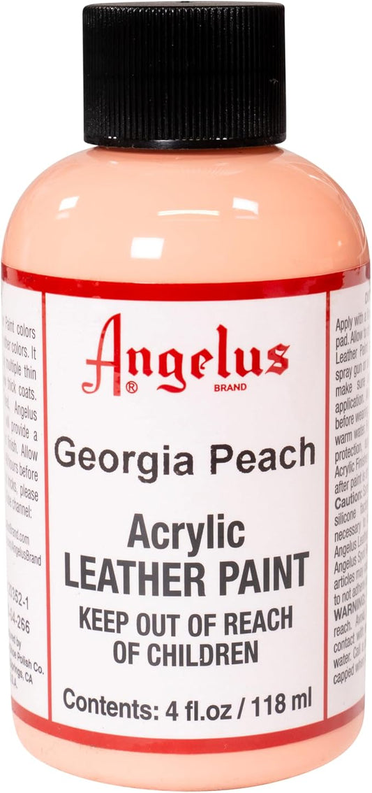 Angelus Acrylic Leather Paint, 4 Fl Oz (Pack of 1), Georgia Peach