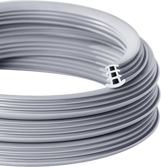 Flexible EPDM Rubber Strip (10 ft Long and 1/2 inch Wide) for Concrete Crack Repair and Replacement - Weather and Aging Resistant Expansion Joint Filler for Driveways and Sidewalks