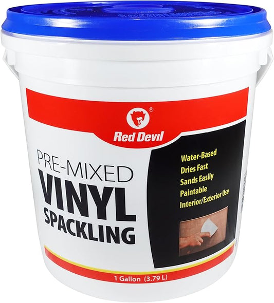 Red Devil 0531 Pre-Mixed Vinyl Spackling, 1 Gallon