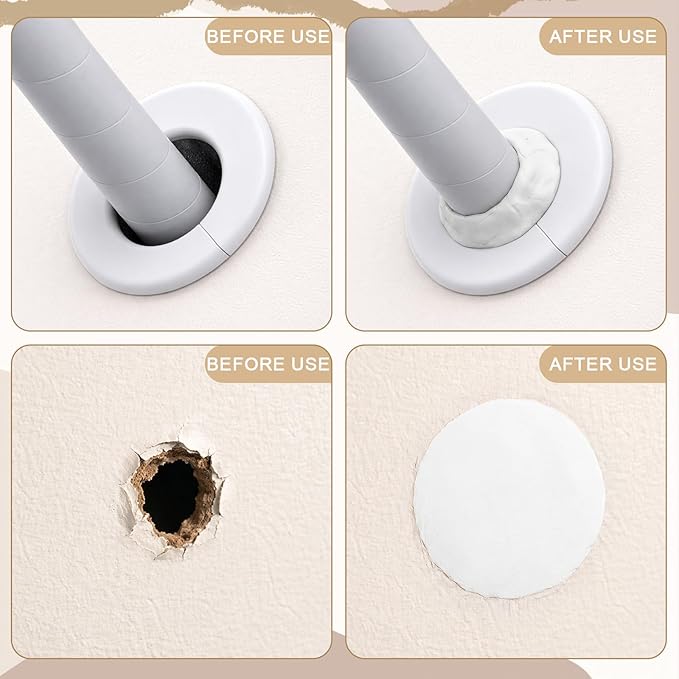 30 Pack White Seal Putty Waterproof, Sealant Mastic Clay, Repair Sealing Clay Wall, Waterproof Seal Putty, Quick Mending Mud for Drain Connection, Wall Hole, Air Conditioning Hole (0.04lb)