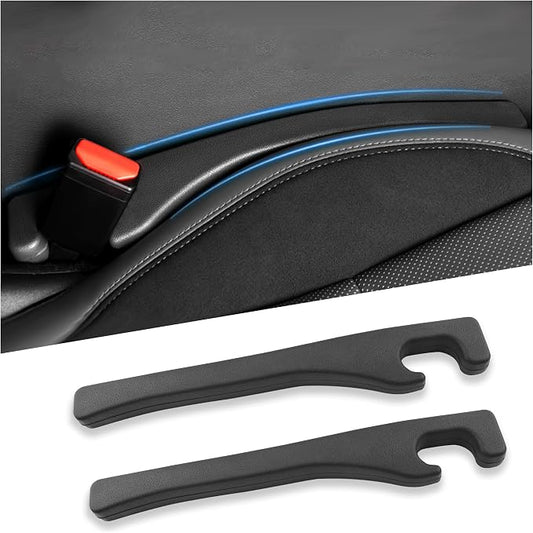 New Car Seat Gap Filler 2 Pack,Flexible Seat Gap Filler Strip to Avoid Dropping Items,Universal in Between Car Seats Catcher/Console Catcher for Cars Accessories Interior