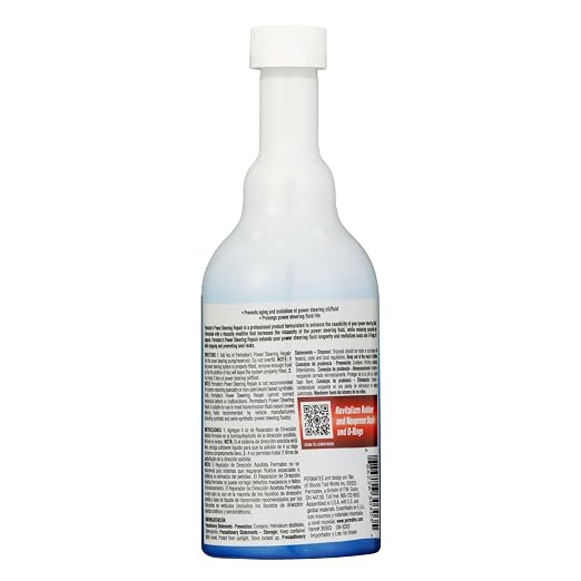 Permatex 30303 Power Steering - Stop Leak, 12 fl oz, Effectively Stops Power Steering System Leaks While Revitalizing Seals and O-Rings