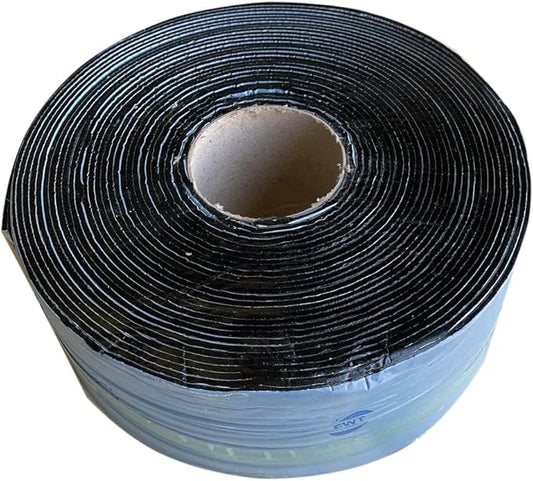 EWT Premium Asphalt Tarmac Parking lot Joint and Crack Sealer Repair Hot-Filler II BITUMEN TAPE 50 FT Long (3mm Thick) (3.8 in)