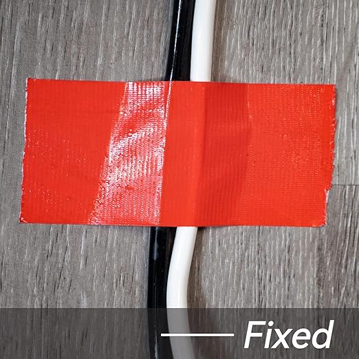 Reniteco Red Duct Tape- 3 inches x 45 Yards, Waterproof & All-Weather, No Residue, UV Resistant, Heavy Duty for Car, Home & Outdoor Repairs, 1 Roll