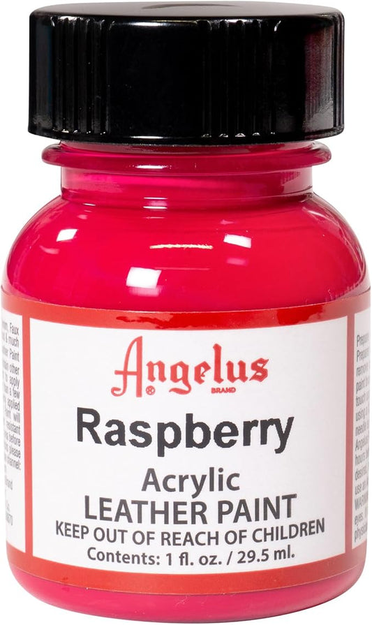 Angelus Acrylic Leather Paint, 1 Fl Oz (Pack of 1), Raspberry