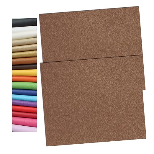 2 Pcs Sofa Repair Self Adhesive Leather Tape Patch Strong Adhesive Car Seat Furniture Repair Patches High Low Temperature Wear Waterproof Resistant (10 x 12 inch/2pcs, Brown)