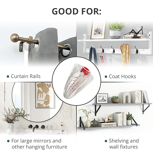 X-Protector Patches for Anchors - 20 PCS Standard Size - Loose Wall Anchor Fix Pad - Dry Wall Anchor Repair Pads - Plaster Wall Anchors - Wall Anchors Repair Patches to Keep Them in Place!