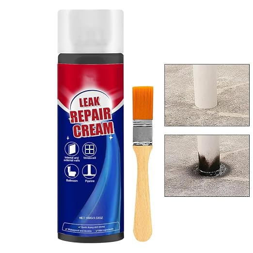 Waterproof Leak Repair Liquid, Waterproof Roof Leak Repair Sealers, Sealant Coating Quick Dry Wall Gap Filler, Invisible Water Proof Sealant for Roof Repairs//