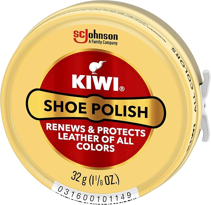 KIWI Shoe Polish, Neutral, 1 Metal Tin, 1.125 oz