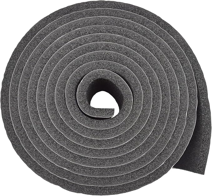 DOBTIM Pipe Insulation Foam Wrap Tape, Self Adhesive with High Resilience for Pipe Insulation Wrap 13 Ft Long x 4 Inch Wide x 3/8 Inch Thick