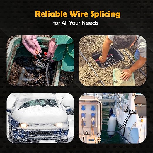 Starter Wiring Sealing Kit - Economical All-in-One Kit with 80W Glue Gun,1 Mould