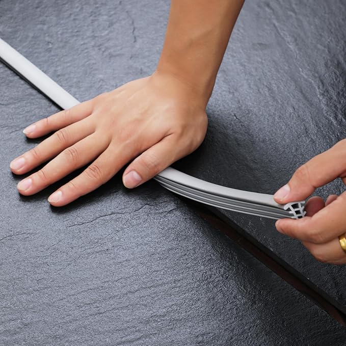 Flexible EPDM Rubber Strip (100 ft Long and 1/2 inch Wide) for Concrete Crack Repair and Replacement - Weather and Aging Resistant Expansion Joint Filler for Driveways and Sidewalks