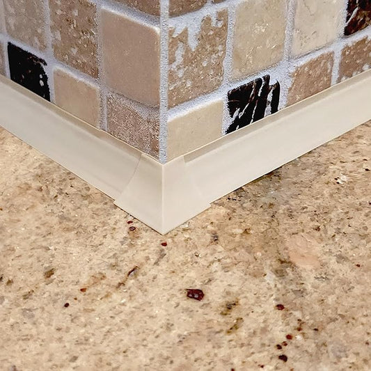 InstaTrim Outside Corners - 10 Ivory 3/4" Wide Caulk Strip Outside Corner Pieces - Trim for Outside Corners - Paintable