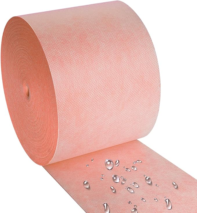 Waterproofing Membrane Band Roll,Shower Waterproof Membrane - 5"x120ft | 23.6Mil Thick Waterproofing Membrane Strip Uncoupling Band for Sealing Butt Joints & Tile Wall Floor in Bathroom Sauna Steam