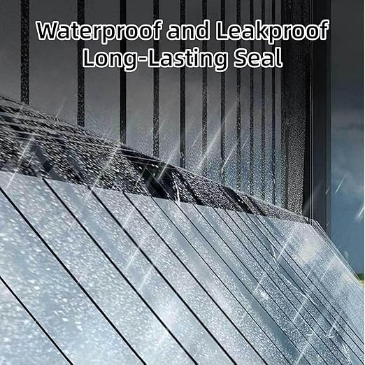 L-995 Waterproof Sealant 9900, 500g/700g Glass Glue Strong Waterproof Sealant Outdoor Wall Crack Repair Glue 995 High Viscosity Sun Protection, All Purpose Super Bonding Structural Sealant (Clear*1)