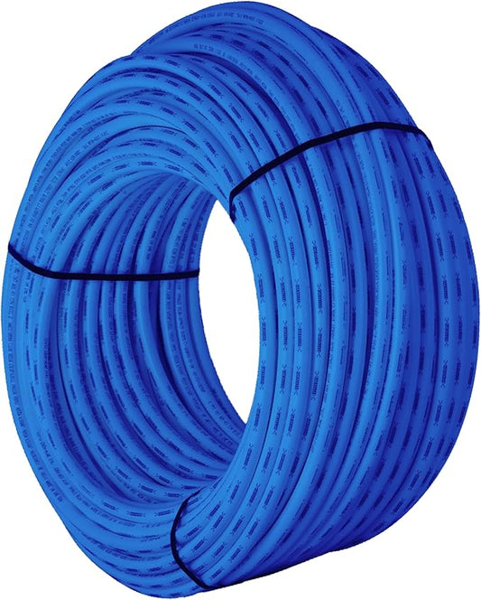 SharkBite 1 Inch x 500 Feet Blue PEX-B, PEX Pipe Flexible Water Tubing for Plumbing, U880B500