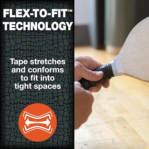 T-REX Waterproof and Repair Tape, White, 1.88" x 30 ft. (Pack of 1) Ferociously Strong, Extreme Weather & UV Resistance