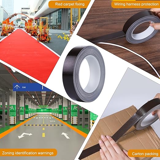 Brown Duct Tape 1 Inch x 33 Yards, Heavy Duty Waterproof Repair Tape, Straight Hand-Tear Cloth Tape for DIY Craft, Camping Gear, Home Maintenance & Packing