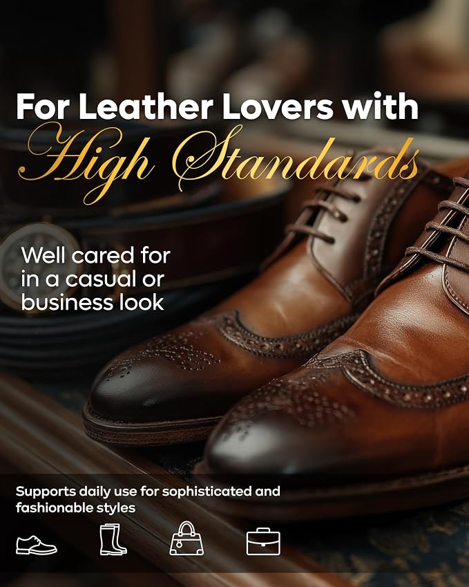 Collonil 1909 Leather Cream 2.53 Fl Oz - Nourishing Formula to Extend the Life of Leather Footwear and Meet the Highest Demands