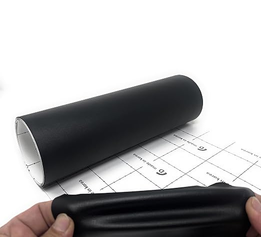 Leather Repair Tape – 4 X 48 inches Self Adhesive Waterproof Flexible Repair Patch Kit for Sofa Seating Couch Car Seat Drivers Seat Furniture Chair Leather Goods Black