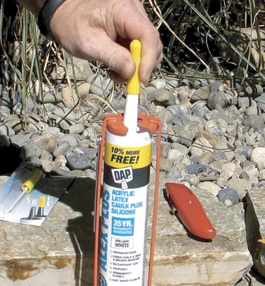 CCY Caulk Saver Series, Reusable Caulk Tube Sealers with Built-in Puncture Pin, 6 Pack