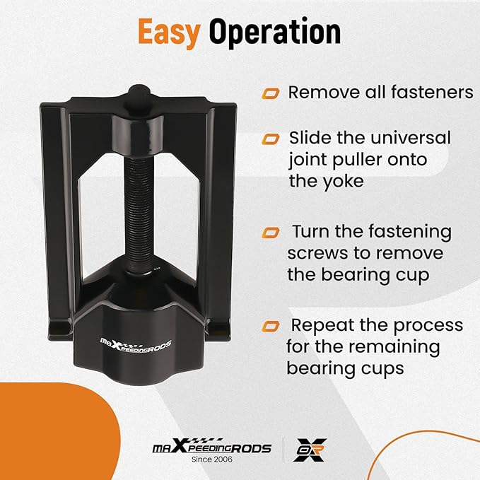 maXpeedingrods Heavy Duty U Joint Puller, Universal U-Joint Puller 10105, Automotive Class 1-3 Bearing Puller Tool for Car Truck