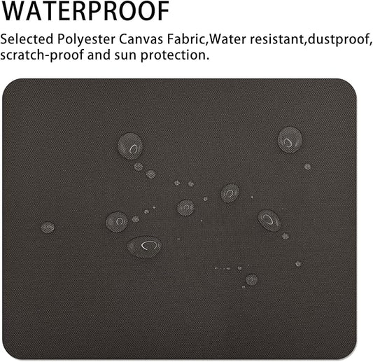 Gheeidau Canvas Repair Patch 9×11 Inch 3Pcs Waterproof Self-Adhesive Fabric Repair Patch for Tents,Boat Cover,Pop Up Canopy,Patio,Bags,Car Seats,Sofas,Furniture Cover(Coffee)