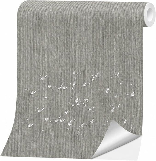Canvas Repair Tape, Heavy Duty Waterproof Self-Adhesive Fabric Repair Patch for Tent, Sofa, Boat Covers, Chairs, Awning & Camping Outdoor Gear, 12"x59", Grey