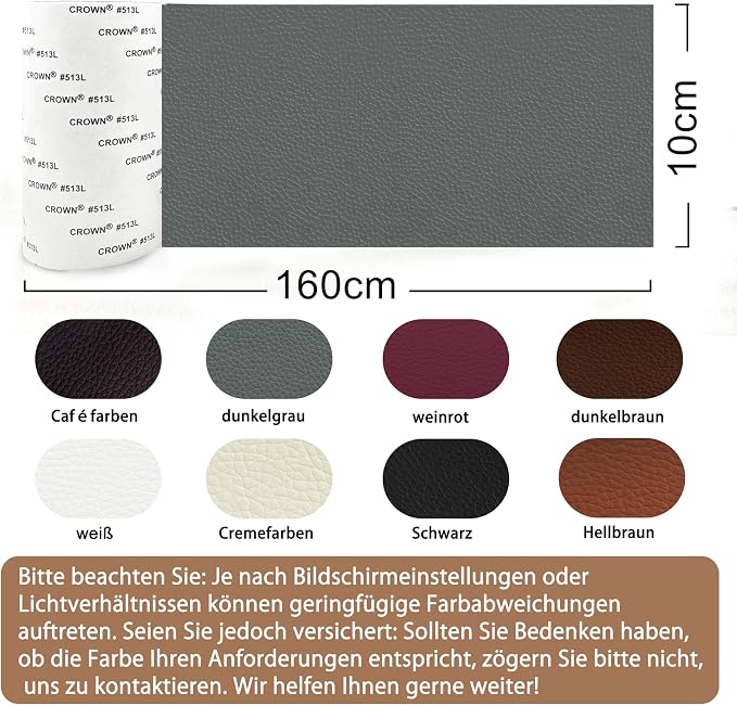 Leather Repair Tape,3.9 x 63 Inches Self Adhesive Leather Repair Patch,Vinyl Leather Repair Kit for Furniture,Couches,Car Seats,Sofas,Office Chairs, Gray