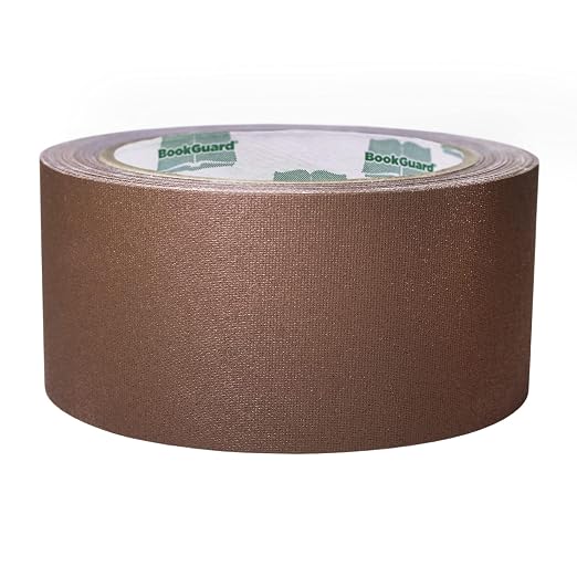 BookGuard 2 inch Premium Bookbinding Repair Cloth Tape, 15 Yard Roll Tan
