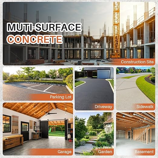 Concrete Crack Filler, Self-Leveling Magic Crack Filler for Concrete, Waterproof Repair Sealant for Cement Driveways, Patio, Sidewalk, Indoor & Outdoor, High Elasticity and Quick-Drying-4PCS