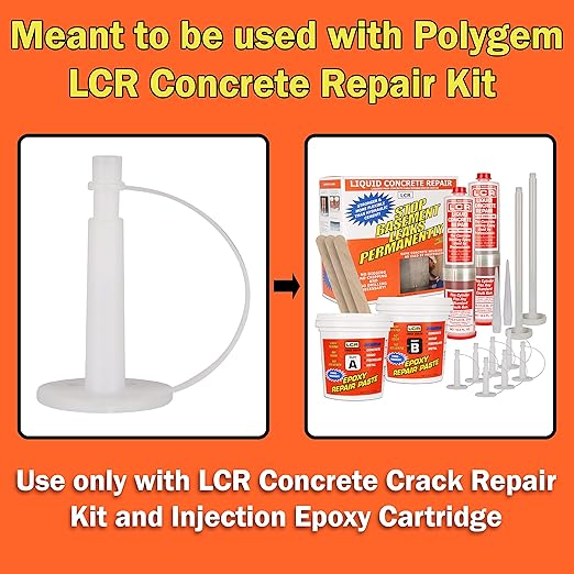 Liquid Concrete Standard Surface Injection Ports with Attached Caps (20)