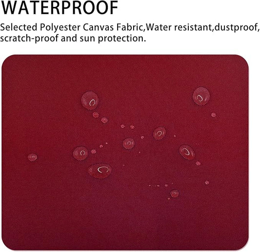 Gheeidau Canvas Repair Patch 9×11 Inch 3Pcs Waterproof Self-Adhesive Fabric Repair Patch for Tents,Boat Cover,Pop Up Canopy,Patio,Bags,Car Seats,Sofas,Furniture Cover(Burgundy)