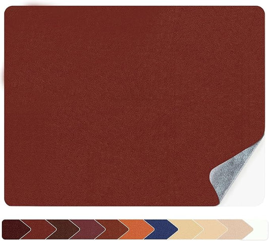 Numola Leather Repair Patch 8×11 inch Self-Adhesive Leather Repair Tape, Scratch/Holes Vinyl Repair Kit for Couch, Car Seat, Sofas, DIY Furniture Upholstery, Chair, Jackets, First-aid (Dark Red)