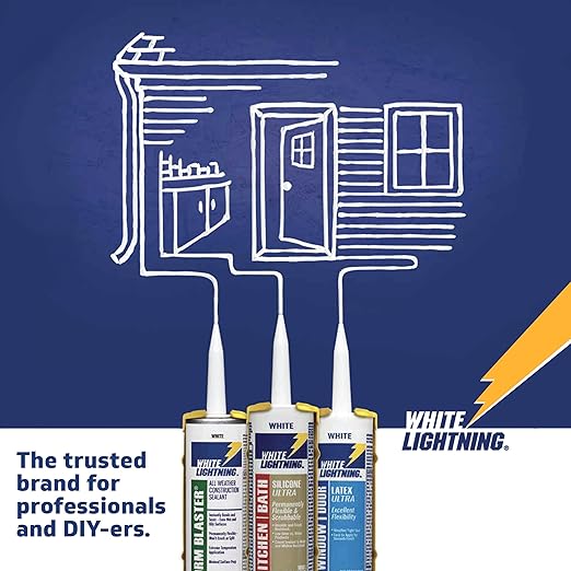 3006 Quick Dry All Purpose Adhesive Caulk White (Pack of 2)